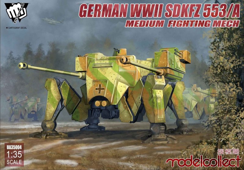 Fist of War - German WWII sdkfz 553/A medium fighting Mech von Modelcollect