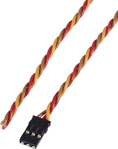 Modelcraft Servo Anschlusskabel [1x JR-Buchse - 1x offene Kabelenden] 30.00cm 0.25mm² verdrillt von Modelcraft