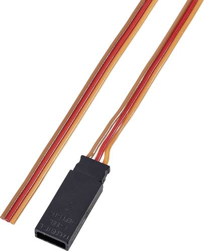Modelcraft Servo Gegenkabel [1x JR-Stecker - 1x offene Kabelenden] 30.00cm 0.14mm² flach von Modelcraft