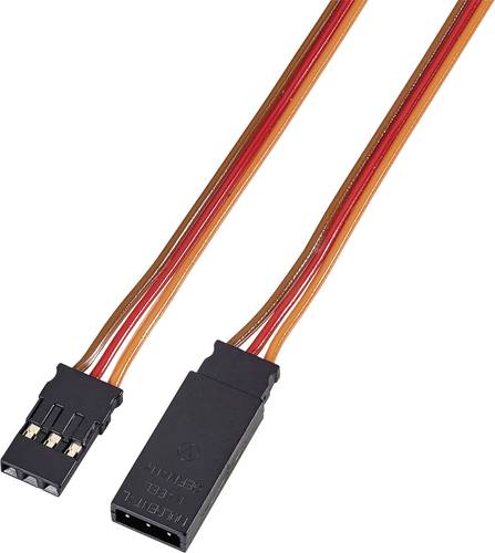 Modelcraft Servo Verlängerungskabel [1x JR-Stecker - 1x JR-Buchse] 25.00cm 0.35mm² Silikon, verdri von Modelcraft