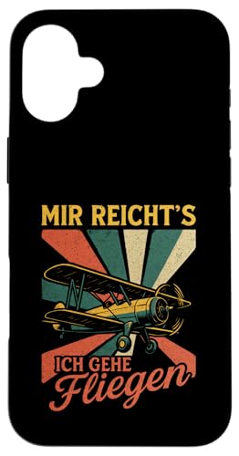 Mir Reicht's Ich Gehe Fliegen - Modellflugzeug Hülle für iPhone 16 Plus Mir Reicht's Ich Gehe Fliegen - Modellflugzeug Hülle für iPhone 16 Plus von Modellbau Modellflieger Pilot Gleitflieger Piloten