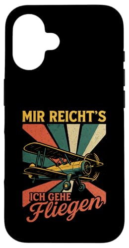 Mir Reicht's Ich Gehe Fliegen - Modellflugzeug Hülle für iPhone 16 von Modellbau Modellflieger Pilot Gleitflieger Piloten