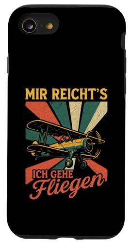 Mir Reicht's Ich Gehe Fliegen - Modellflugzeug Hülle für iPhone SE (2020) / 7 / 8 von Modellbau Modellflieger Pilot Gleitflieger Piloten