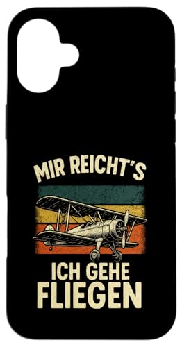 Mir Reicht's Ich Gehe Fliegen - Modellflugzeug Hülle für iPhone 16 Plus von Modellbau Modellflieger Piloten Gleitflieger Pilot
