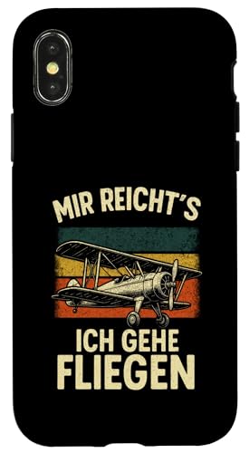 Mir Reicht's Ich Gehe Fliegen - Modellflugzeug Hülle für iPhone X/XS Mir Reicht's Ich Gehe Fliegen - Modellflugzeug Hülle für iPhone X/XS von Modellbau Modellflieger Piloten Gleitflieger Pilot
