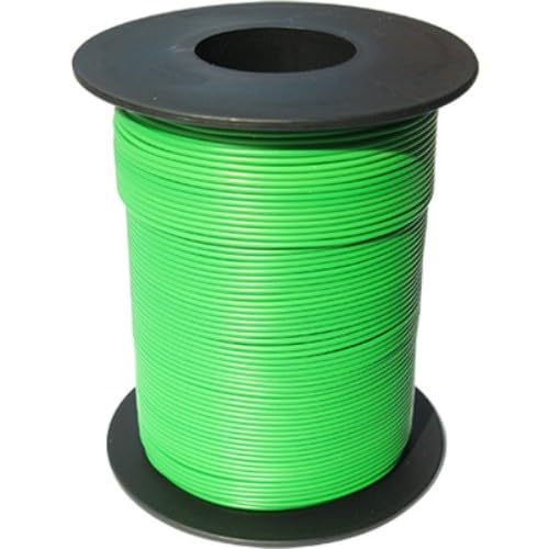 100 Meter LIY Kabel Litze 0,14mm² flexibel Kupferlitze Schaltlitze grün von Modellbau Schönwitz