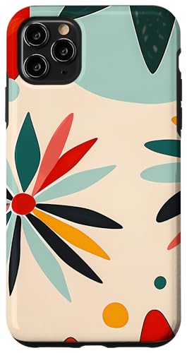 Hülle für iPhone 11 Pro Max Mid Century Modern Abstrakt Bunte Formen Funky Cool Hülle für iPhone 11 Pro Max Mid Century Modern Abstrakt Bunte Formen Funky Cool von Modern Aesthetic Design Studio