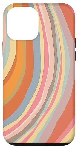 Hülle für iPhone 12 mini Groovy Pastell Design Retro Aesthetic Hülle für iPhone 12 mini Groovy Pastell Design Retro Aesthetic von Modern Aesthetic Design Studio