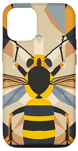 Hülle für iPhone 13 Gelbe Jacke mit Tierdruck – geometrisches Wildtier-Muster von Modern Aesthetic Design Studio