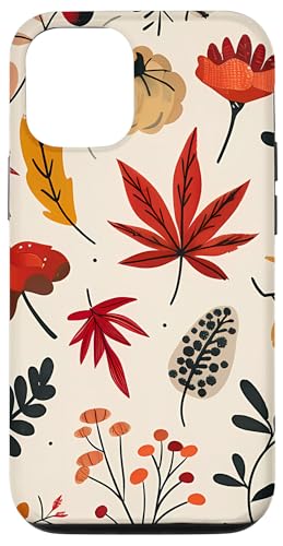 Hülle für iPhone 13 Herbst-Symbole Muster von Modern Aesthetic Design Studio