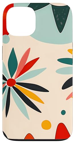 Hülle für iPhone 13 Mid Century Modern Abstrakt Bunte Formen Funky Cool von Modern Aesthetic Design Studio