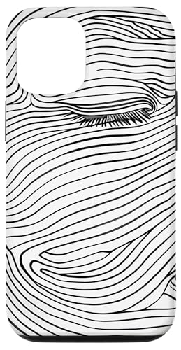 Hülle für iPhone 15 Modern Line Art Poster – minimalistisches geometrisches Design von Modern Aesthetic Design Studio