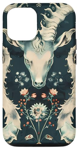 Hülle für iPhone 15 Pro Ästhetisches Steinbock-Muster von Modern Aesthetic Design Studio