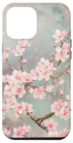 Hülle für iPhone 15 Pro Max Kirschblüten-Pastell-Design – elegante Sakura-Blume von Modern Aesthetic Design Studio