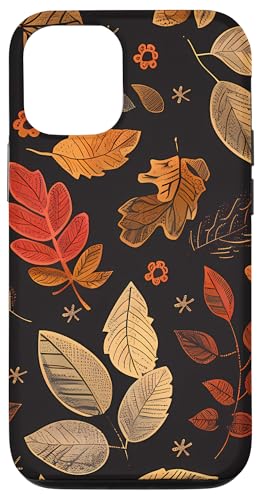 Hülle für iPhone 15 Pro Vintage Herbst Dekor Retro Herbst Muster Design von Modern Aesthetic Design Studio