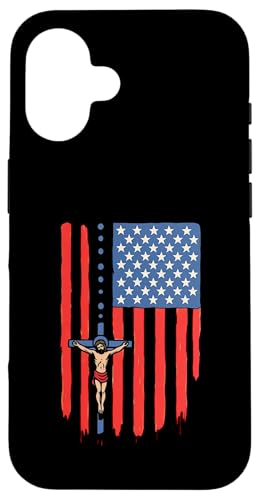 Amerikanische Flagge Rosenkranz katholisch Hülle für iPhone 16 Amerikanische Flagge Rosenkranz katholisch Hülle für iPhone 16 von Modern Day Catholic Designs