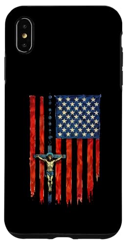Amerikanische Flagge Rosenkranz katholisch Hülle für iPhone XS Max Amerikanische Flagge Rosenkranz katholisch Hülle für iPhone XS Max von Modern Day Catholic Designs