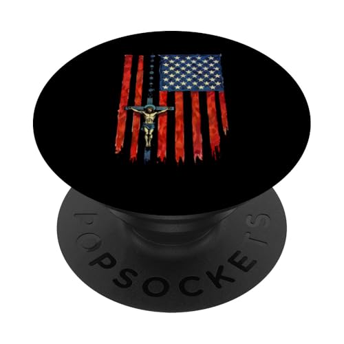 Amerikanische Flagge Rosenkranz katholisch PopSockets Klebender PopGrip Amerikanische Flagge Rosenkranz katholisch PopSockets Klebender PopGrip von Modern Day Catholic Designs