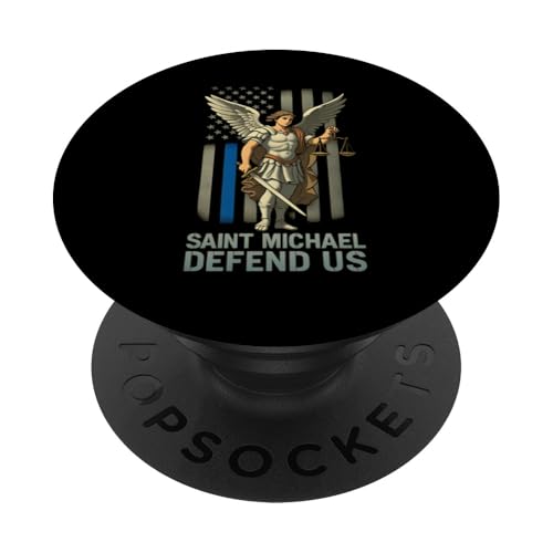 Heiliger Erzengel Michael Katholisch PopSockets Klebender PopGrip Heiliger Erzengel Michael Katholisch PopSockets Klebender PopGrip von Modern Day Catholic Designs