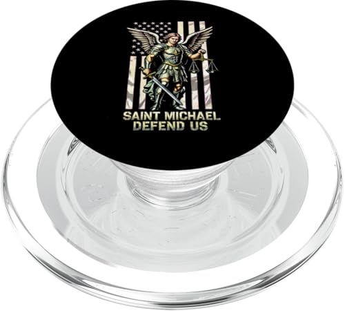 Heiliger Erzengel Michael Katholisch PopSockets PopGrip für MagSafe von Modern Day Catholic Designs