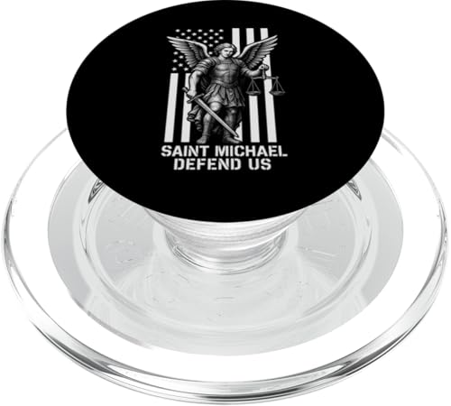 Heiliger Erzengel Michael Katholisch PopSockets PopGrip für MagSafe von Modern Day Catholic Designs
