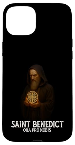 Katholische Heilige Benedikt-Medaille Hülle für iPhone 15 Plus Katholische Heilige Benedikt-Medaille Hülle für iPhone 15 Plus von Modern Day Catholic Designs