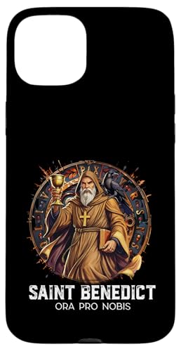 Katholische Heilige Benedikt-Medaille Hülle für iPhone 15 Plus Katholische Heilige Benedikt-Medaille Hülle für iPhone 15 Plus von Modern Day Catholic Designs