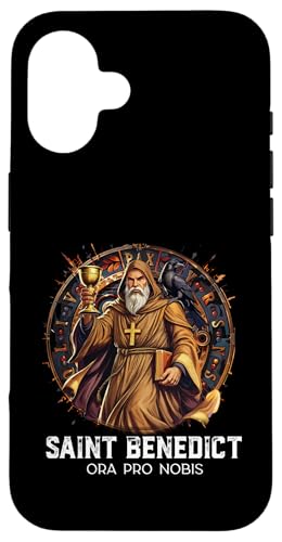 Katholische Heilige Benedikt-Medaille Hülle für iPhone 16 Katholische Heilige Benedikt-Medaille Hülle für iPhone 16 von Modern Day Catholic Designs