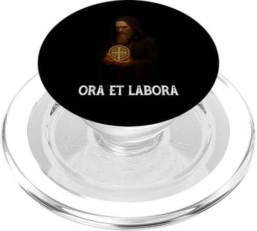 Katholische Heilige Benedikt-Medaille PopSockets PopGrip für MagSafe von Modern Day Catholic Designs