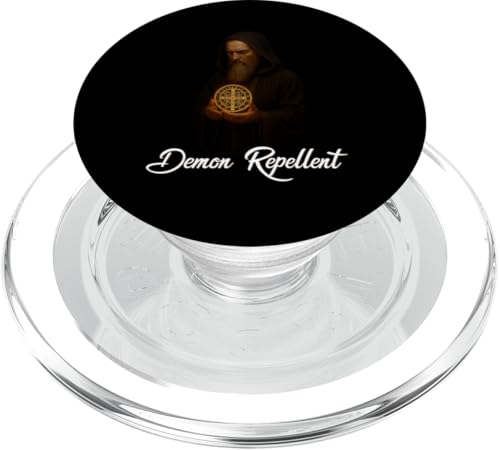 Katholische Heilige Benedikt-Medaille PopSockets PopGrip für MagSafe von Modern Day Catholic Designs