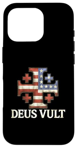Katholischer Tempelritter Kreuzritter Cross American Hülle für iPhone 16 Pro Katholischer Tempelritter Kreuzritter Cross American Hülle für iPhone 16 Pro von Modern Day Catholic Designs