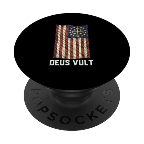 Katholischer Tempelritter Kreuzritter Cross American PopSockets Klebender PopGrip Katholischer Tempelritter Kreuzritter Cross American PopSockets Klebender PopGrip von Modern Day Catholic Designs