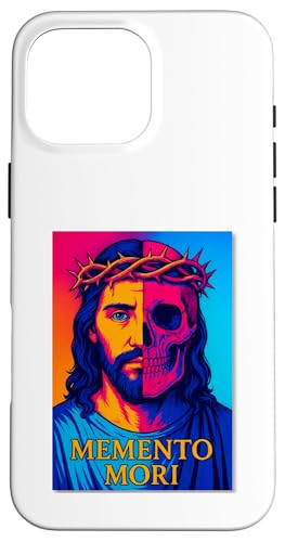 Memento Mori Katholisches Kruzifix, traditioneller lateinischer Massenschädel Hülle für iPhone 16 Pro Max Memento Mori Katholisches Kruzifix, traditioneller lateinischer Massenschädel Hülle für iPhone 16 Pro Max von Modern Day Catholic Designs