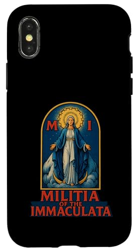Miliz der Immaculata St. Maximilian Kolbe, katholisch Hülle für iPhone X/XS Miliz der Immaculata St. Maximilian Kolbe, katholisch Hülle für iPhone X/XS von Modern Day Catholic Designs