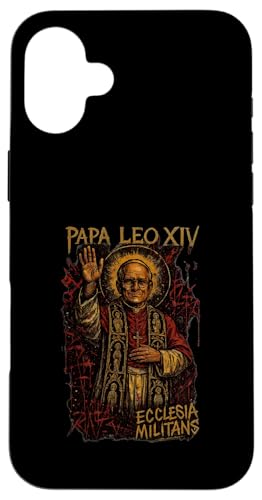 Papst Leo XIV. Katholisch Hülle für iPhone 16 Plus Papst Leo XIV. Katholisch Hülle für iPhone 16 Plus von Modern Day Catholic Designs