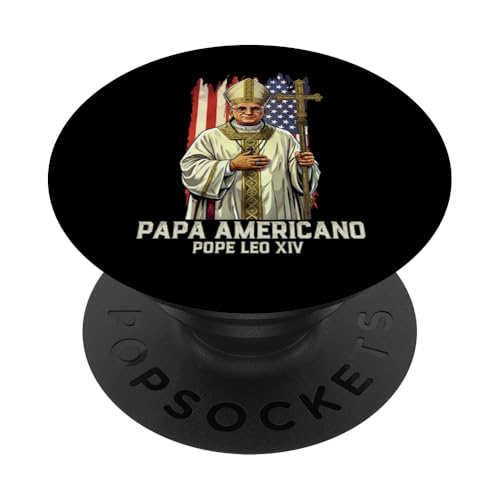 Papst Leo XIV. Katholisch PopSockets Klebender PopGrip Papst Leo XIV. Katholisch PopSockets Klebender PopGrip von Modern Day Catholic Designs