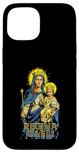 Regina Caeli Gesegnete Jungfrau Maria und Jesuskind Hülle für iPhone 15 Regina Caeli Gesegnete Jungfrau Maria und Jesuskind Hülle für iPhone 15 von Modern Day Catholic Designs