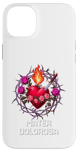 Unserer Lieben Frau von Seven Sorrows, Unbeflecktes Herz, lateinisches Design Hülle für iPhone 14 Plus Unserer Lieben Frau von Seven Sorrows, Unbeflecktes Herz, lateinisches Design Hülle für iPhone 14 Plus von Modern Day Catholic Designs
