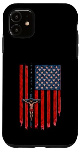 Videospiel Amerikanische Flagge Rosenkranz Katholisch Hülle für iPhone 11 Videospiel Amerikanische Flagge Rosenkranz Katholisch Hülle für iPhone 11 von Modern Day Catholic Designs
