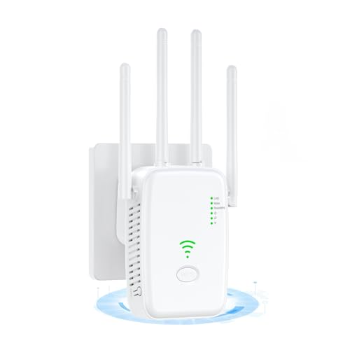 2025 Leistungsstarker WLAN-Repeater, WLAN-Verstärker mit 4 Antennen, 2 LAN-Ports, WLAN-Repeater 300 Mbps, kompatibel mit allen Internetboxen, Ethernet-Port 2025 Leistungsstarker WLAN-Repeater, WLAN-Verstärker mit 4 Antennen, 2 LAN-Ports, WLAN-Repeater 300 Mbps, kompatibel mit allen Internetboxen, Ethernet-Port von Modern Innovations