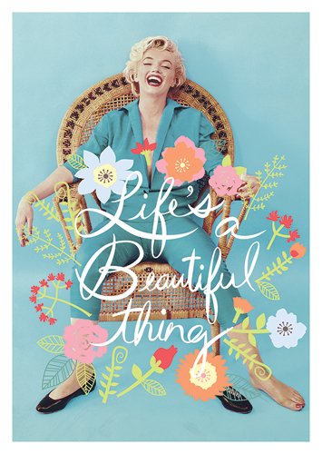 3er-Pack: Postkarte A6 +++ LUSTIG von modern times +++ MARILYN MONROE LIFE´S A BEAUTIFUL THING +++ MODERN TIMES © GREENE, Milton H. / Joshua Greene von Modern Times