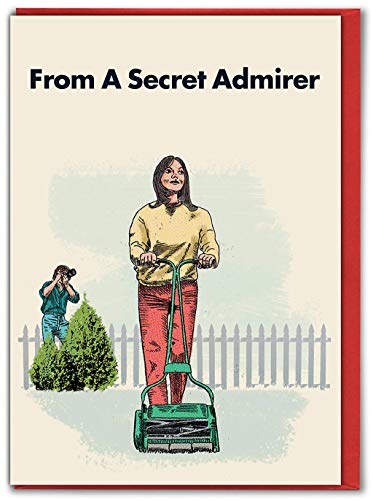 Modern Toss Brainbox Candy Offizielle lustige Valentinstagskarten – "Secret Admirer Lawnmower" – freche witzige Valentinstagskarten für Ihn, Jungen, Freundin, Ehemann, Ehefrau Modern Toss Brainbox Candy Offizielle lustige Valentinstagskarten – "Secret Admirer Lawnmower" – freche witzige Valentinstagskarten für Ihn, Jungen, Freundin, Ehemann, Ehefrau von Modern Toss