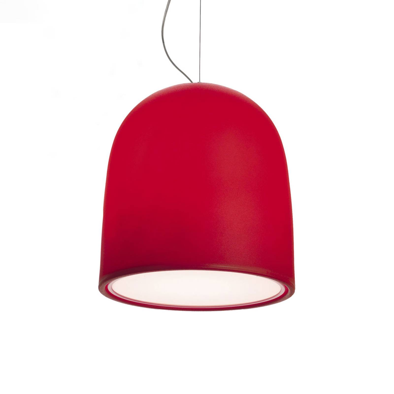 Modo Luce Campanone Pendellampe Ø 33 cm rot von Modo Luce