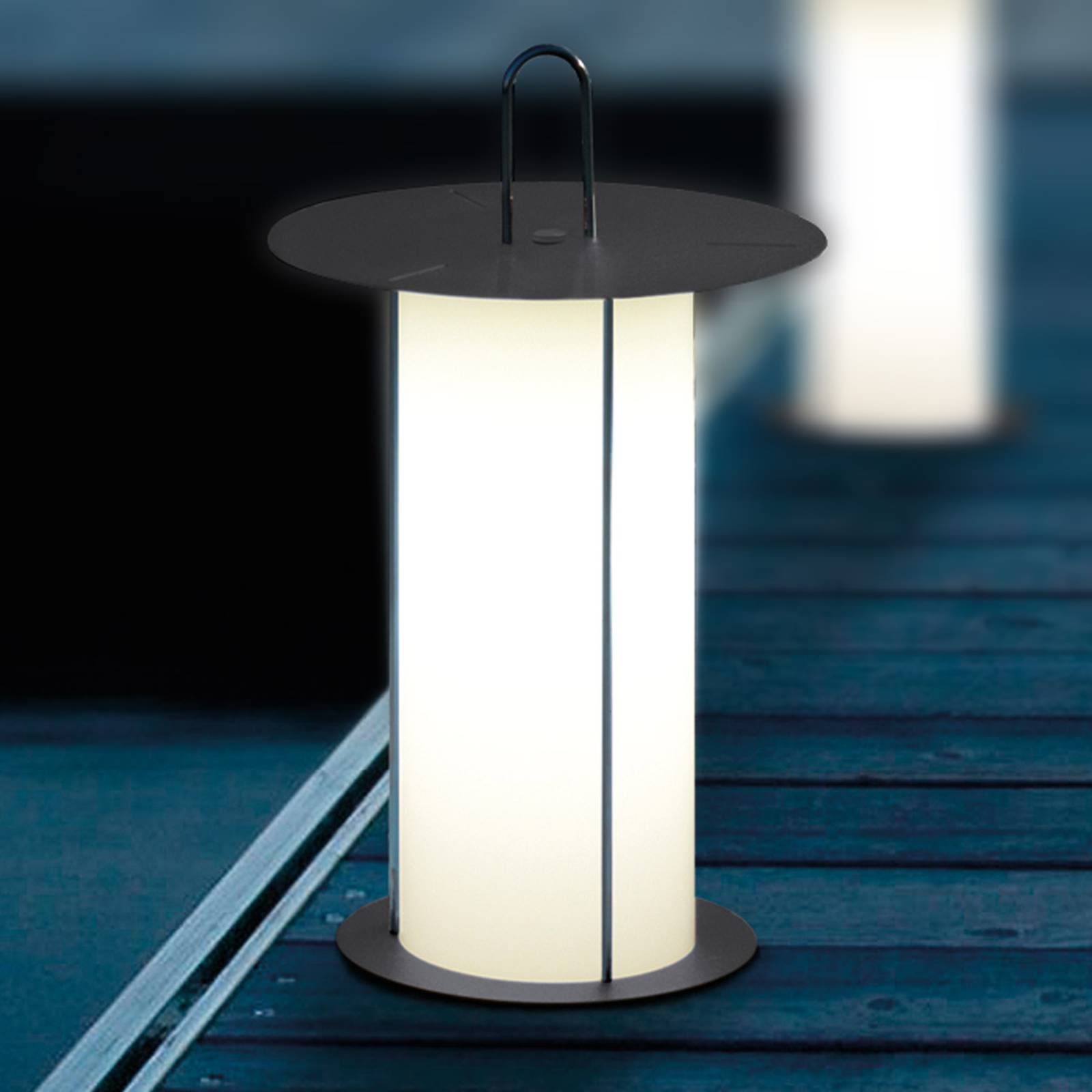 Modo Luce Diogene LED-Terrassenleuchte Akku grafit von Modo Luce