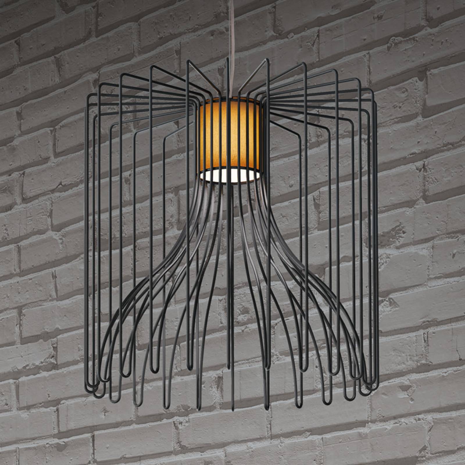 Modo Luce Icaro Pendellampe Ø 50 cm schwarz von Modo Luce