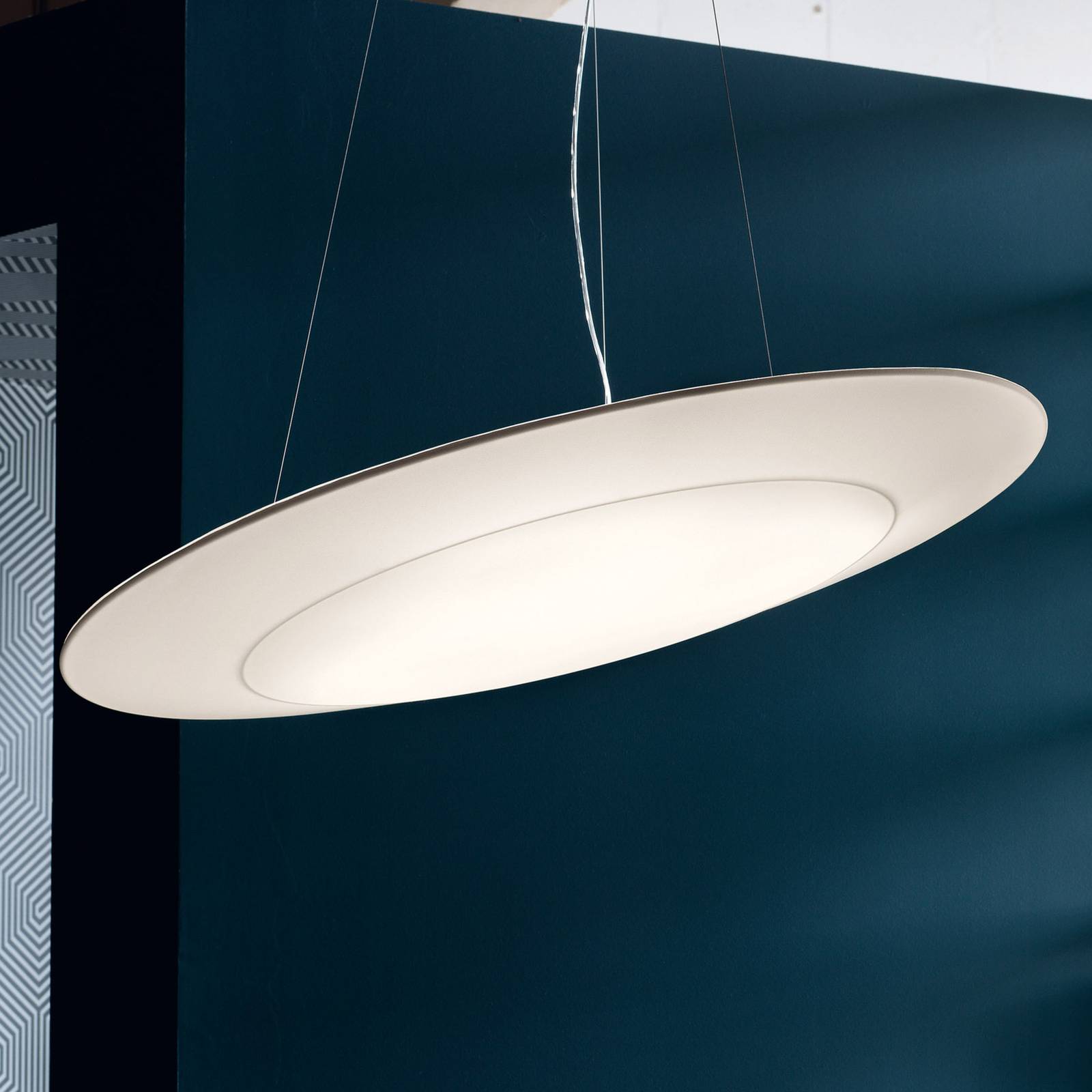 Modo Luce Ring Tonda Hängelampe TRIAC weiß Ø85cm von Modo Luce