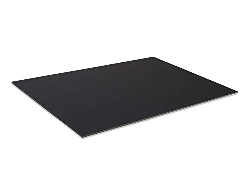 Kapa graph, Leichtschaumplatte mit Deckschicht aus mattem Zellstoff, 5 mm x 500 mm x 700 mm, Platte mit PUR-Hartschaumkern, schwarz von Modulor