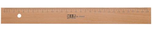 Lineal Holz 30cm Buche Metalleinlage, 10 Stück Lineal Holz 30cm Buche Metalleinlage, 10 Stück von Möbius+Ruppert