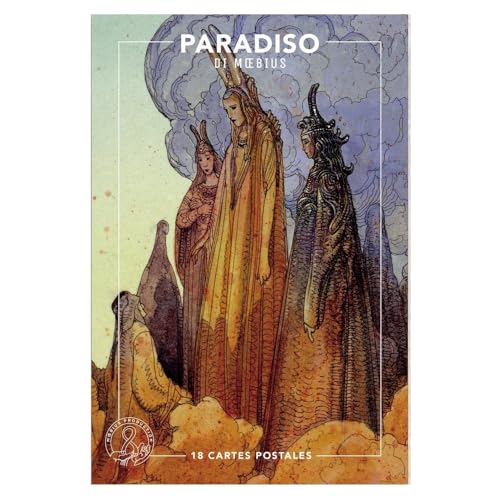 Set mit 18 Postkarten Moebius, Paradiso (10 x 15 cm) von Pulais