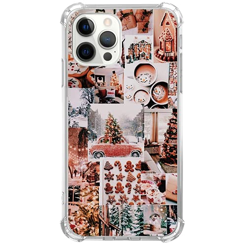 Mofreore Trendy Aesthetic Weihnachten Hülle für iPhone 14 Pro, Winter Collage Design TPU Bumper Schutzhülle Case Cover Stoßdämpfend Klar Mofreore Trendy Aesthetic Weihnachten Hülle für iPhone 14 Pro, Winter Collage Design TPU Bumper Schutzhülle Case Cover Stoßdämpfend Klar von Mofreore